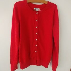 Bright Orange Cardigan